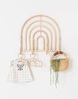 Large Rattan Rainbow Wall Hook