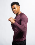 LS Maroon Athletic Shirt