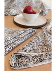 reclaimed linen hand-printed napkins
