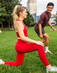 Red Low Impact Leggings