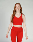 Red Low Impact Bra