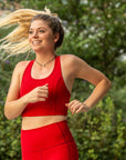 Red Low Impact Bra
