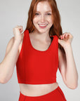 Red Low Impact Bra
