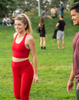 Red Low Impact Bra