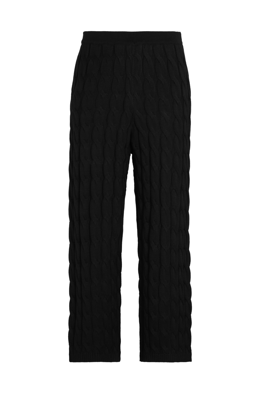 Black Cable Knit Pants