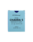 Chakra 5 Soy Candle with Lapis Lazuli Gemstones