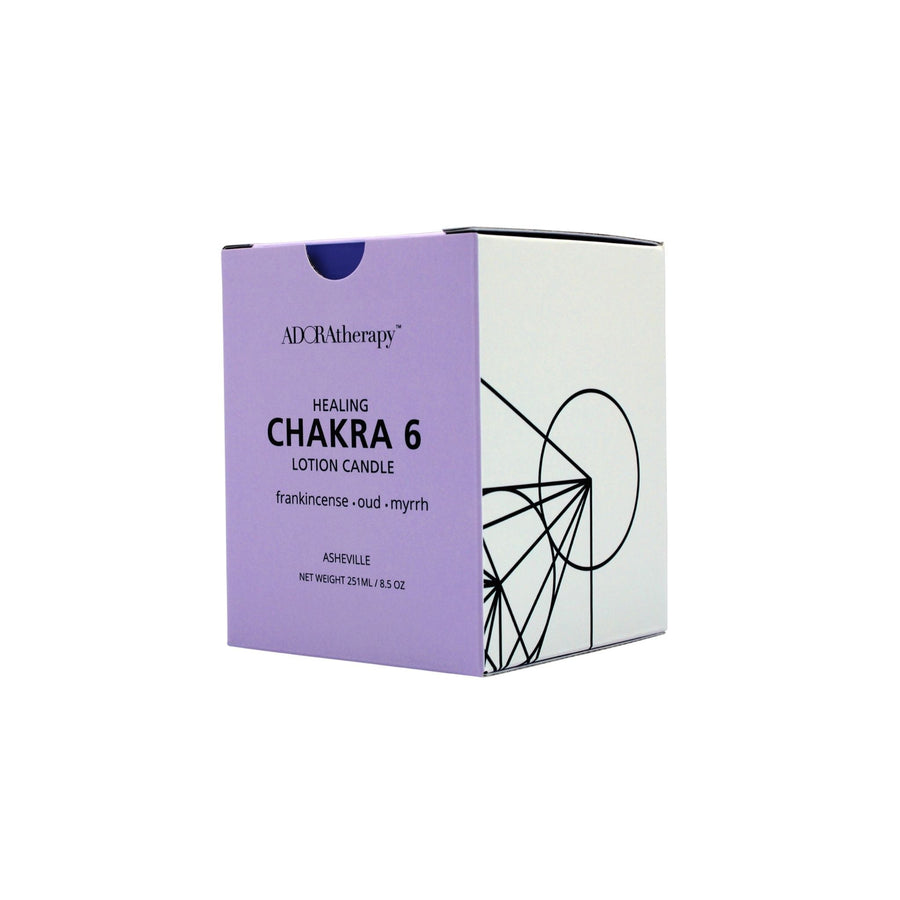 Chakra Healing Lotion Candle Number 6