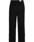 Black Cable Knit Pants
