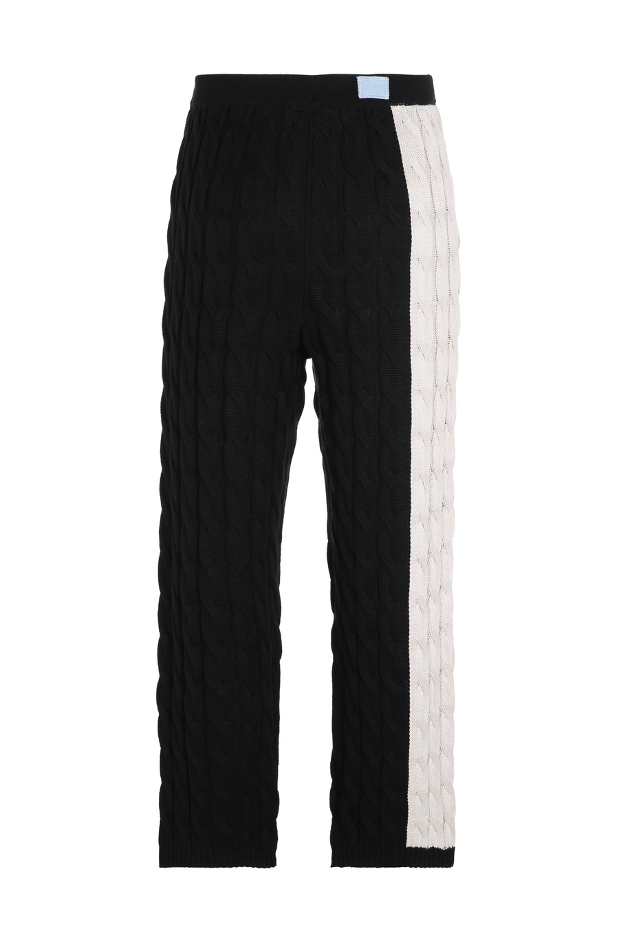 The Two-Toned Cable Knit Pants