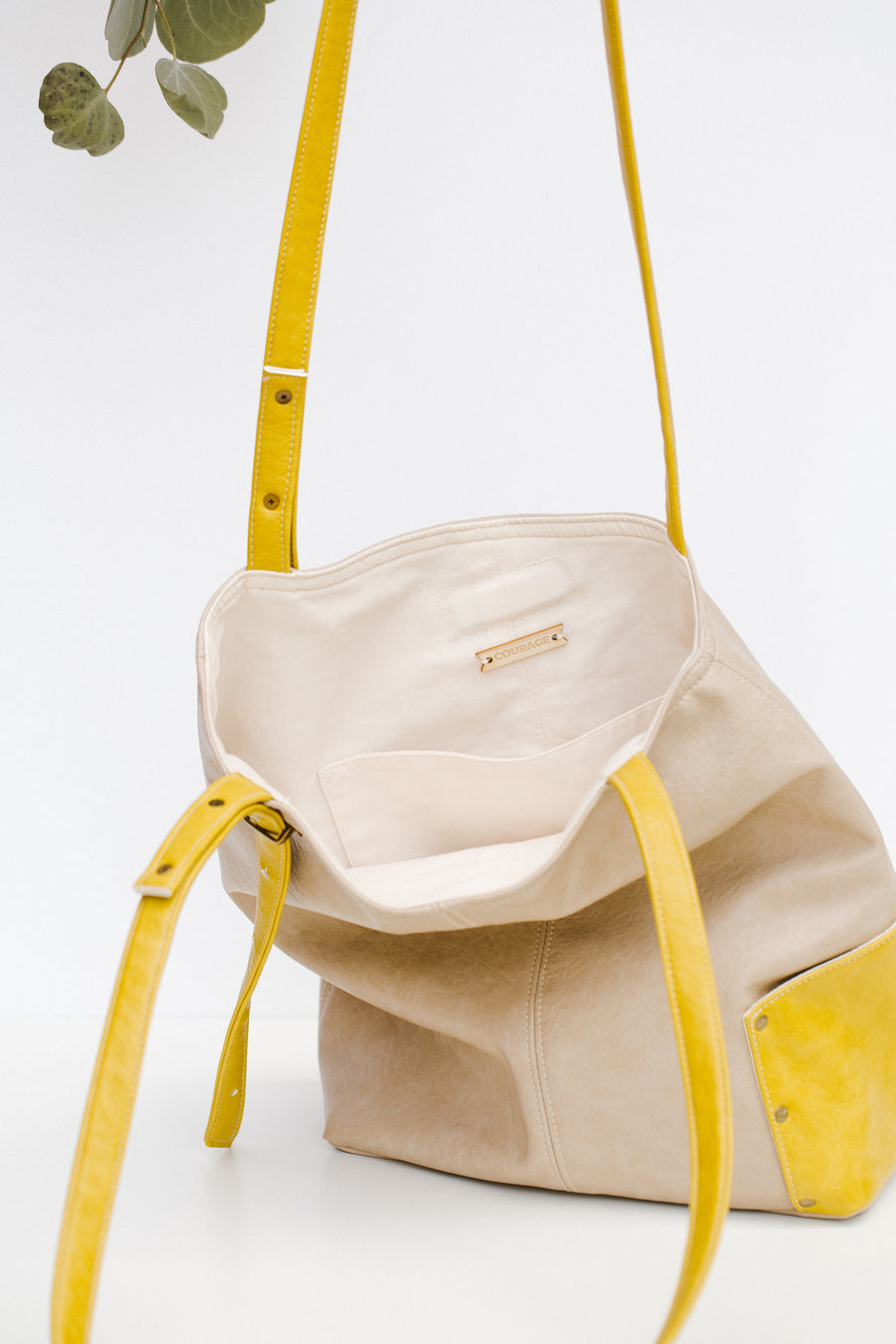 OVERCOMER tote bag | ECRU