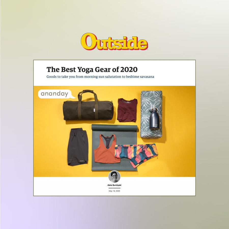 Natural Canvas Yoga Bag