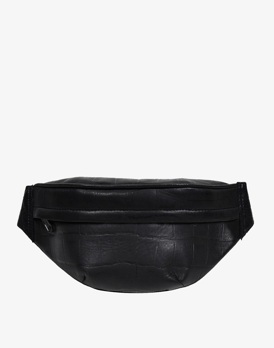 Big Upcycled Leather Fanny Pack