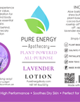 Natural All Purpose Lotion 8 Oz (Lavender)