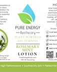 Natural All Purpose Lotion 8 Oz (Rosemary Mint)