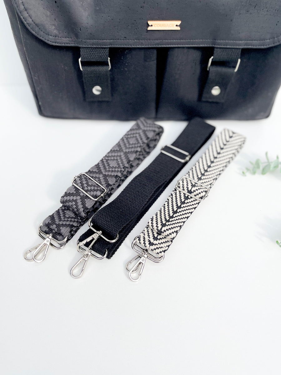 NOMAD messenger bag strap collection | COAL