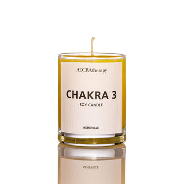 Solar Plexus Chakra Meditation Candle