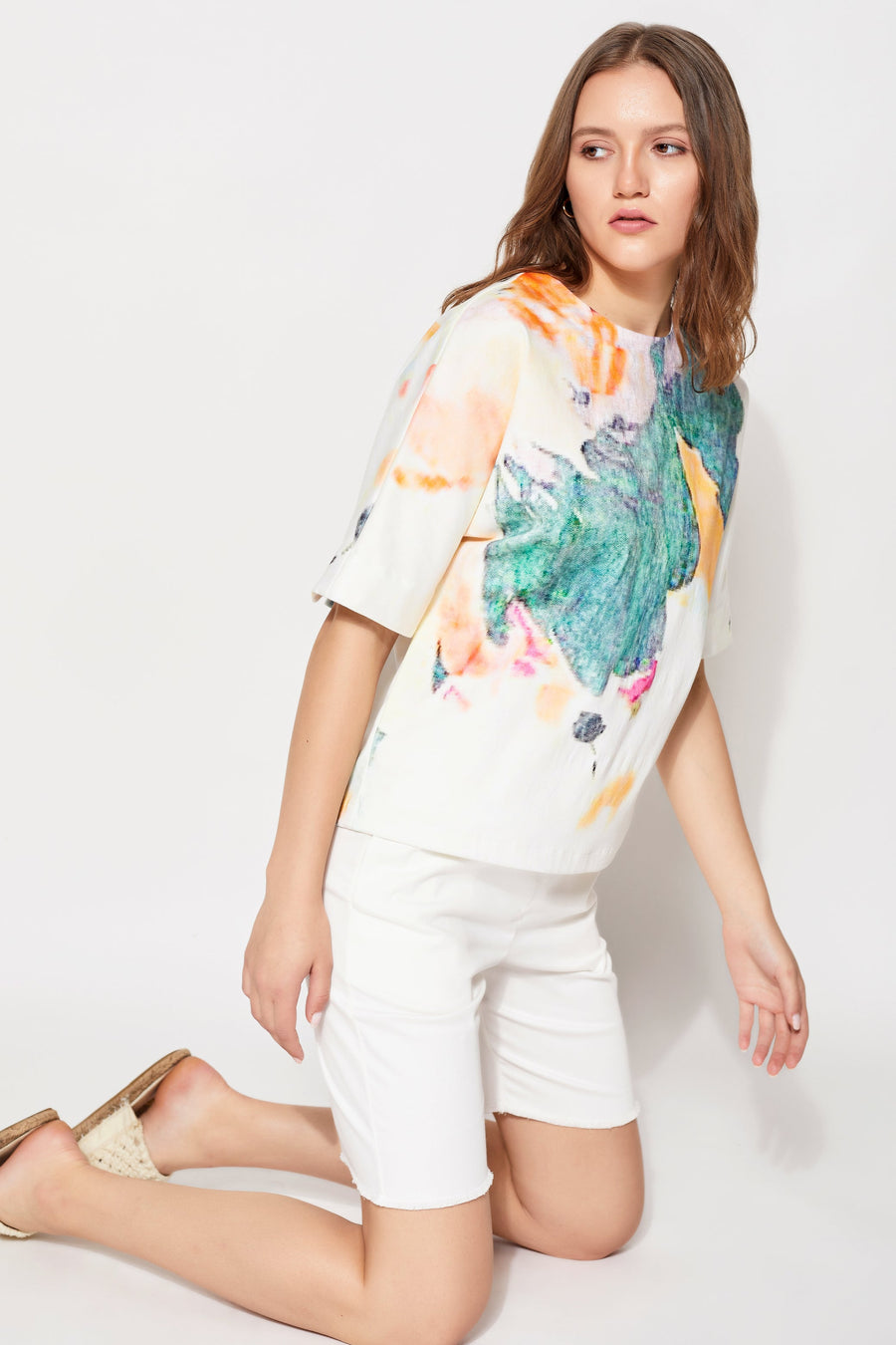 Cypress Printed Top