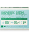 Mint Eucalyptus Body Wash Bar for Moisturization & Softness