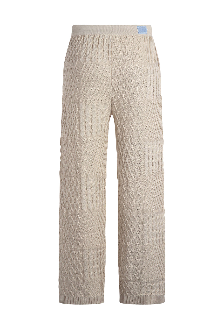 The Multi Stitch Knit Pant -Sand