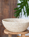 Palm Leaf Jumbo Woven Bowl