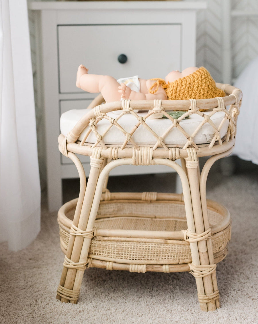 Aria Doll Rattan Changing Table