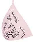 Valley Girl Bikini Top - Pink